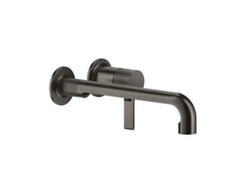 Смеситель для раковины, Gessi, Inciso, цвет-Brushed Brass PVD