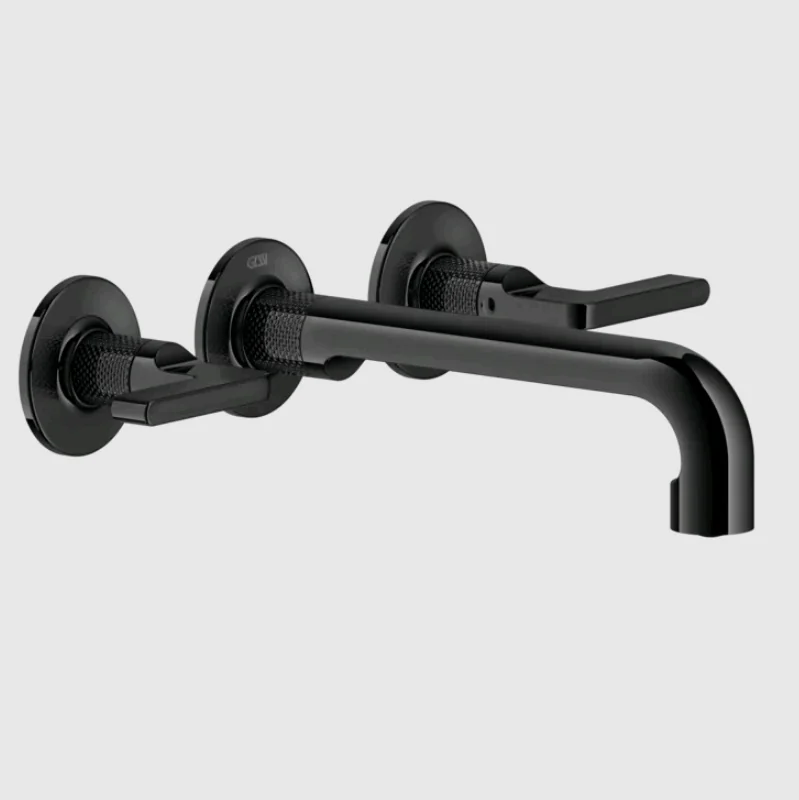 Смеситель для раковины, Gessi, Inciso, цвет-Black Metal PVD