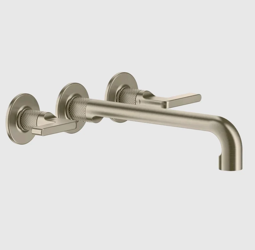 Смеситель для раковины, Gessi, Inciso, цвет-Finox Brushed Nickel
