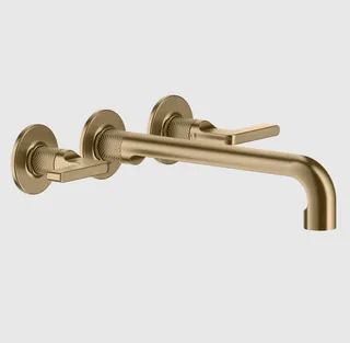 Смеситель для раковины, Gessi, Inciso, цвет-Warm Bronze Brushed PVD — иконка