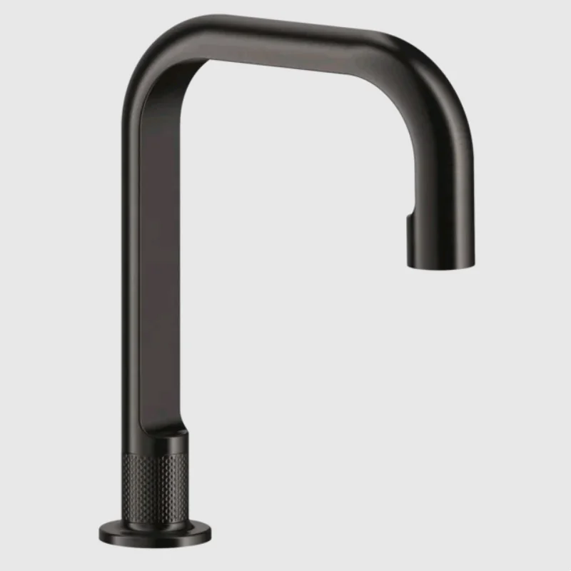 Излив, Gessi, Inciso, цвет-Black Metal Brushed PVD