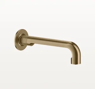 Излив, Gessi, Inciso, для раковины, цвет-Warm Bronze Brushed PVD
