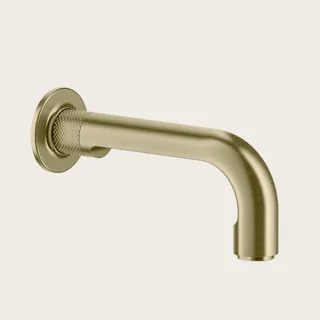 Излив, Gessi, Inciso, цвет-Brushed Brass PVD
