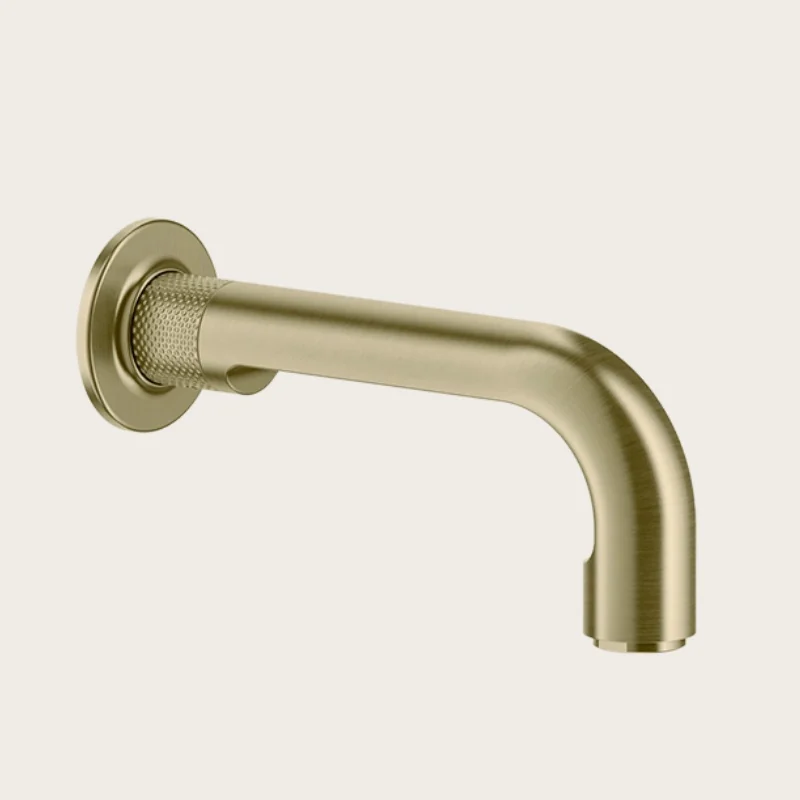 Излив, Gessi, Inciso, цвет-Brushed Brass PVD