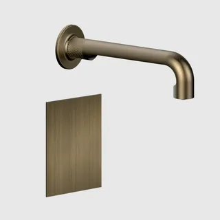 Смеситель для раковины, Gessi, Sensor Taps Inciso, цвет-Antique Brass