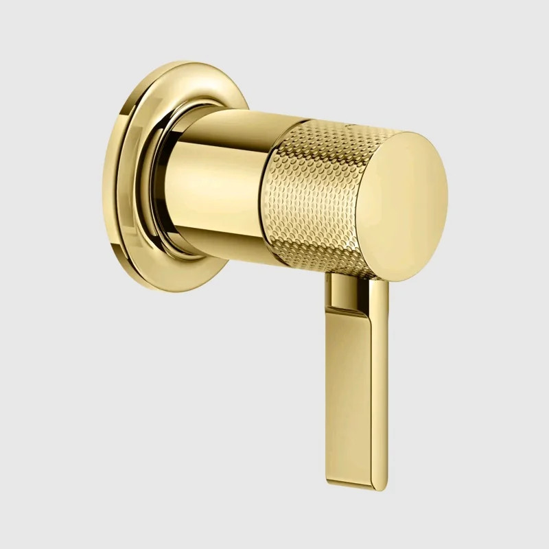Смеситель для душа, Gessi, Inciso, на 1 потребитель, цвет-Gold PVD