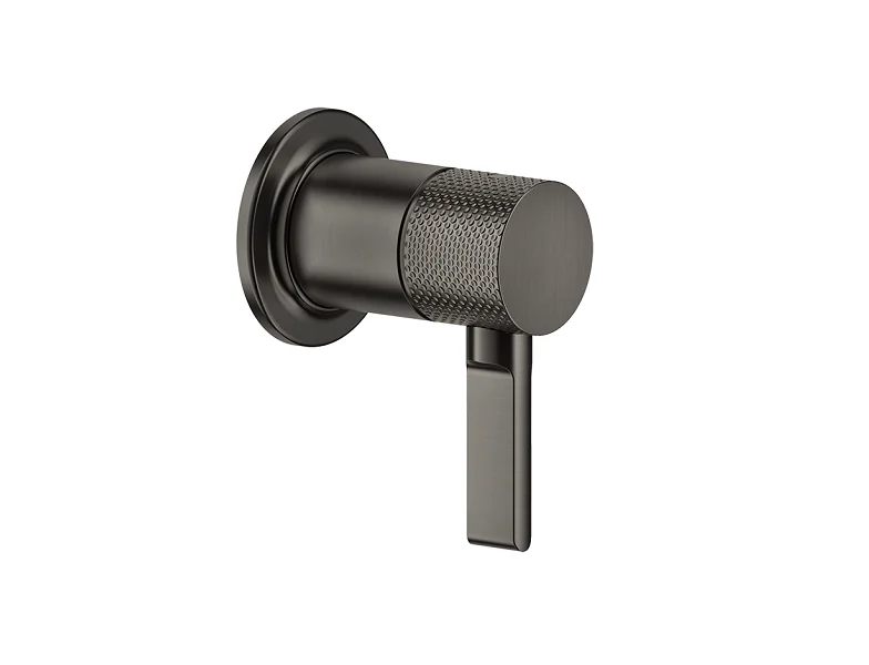 Смеситель для душа, Gessi, Inciso, цвет-Black Metal Brushed PVD