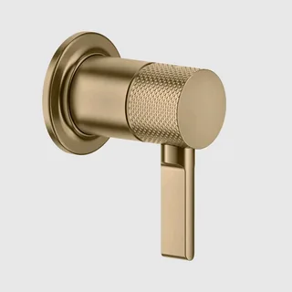 Смеситель для душа, Gessi, Inciso, на 1 потребитель, цвет-Warm Bronze Brushed PVD