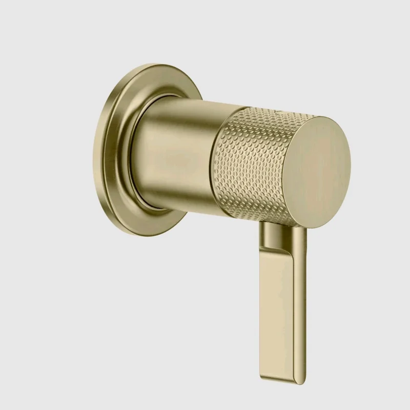 Смеситель для душа, Gessi, Inciso, на 1 потребитель, цвет-Brushed Brass PVD