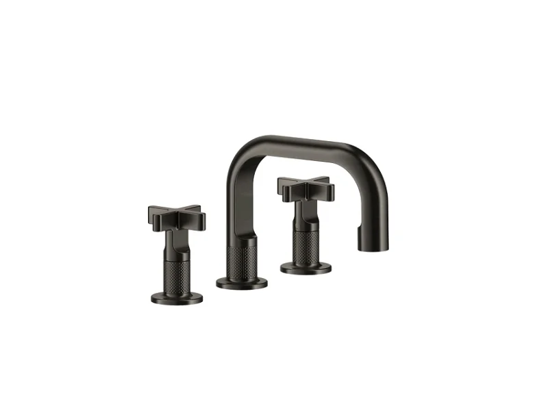 Смеситель для раковины, Gessi, Inciso, цвет-Antique Brass