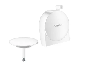 Излив, Hansgrohe, Exafill S, на ванну с набором для слива и перелива, цвет-матовый белый