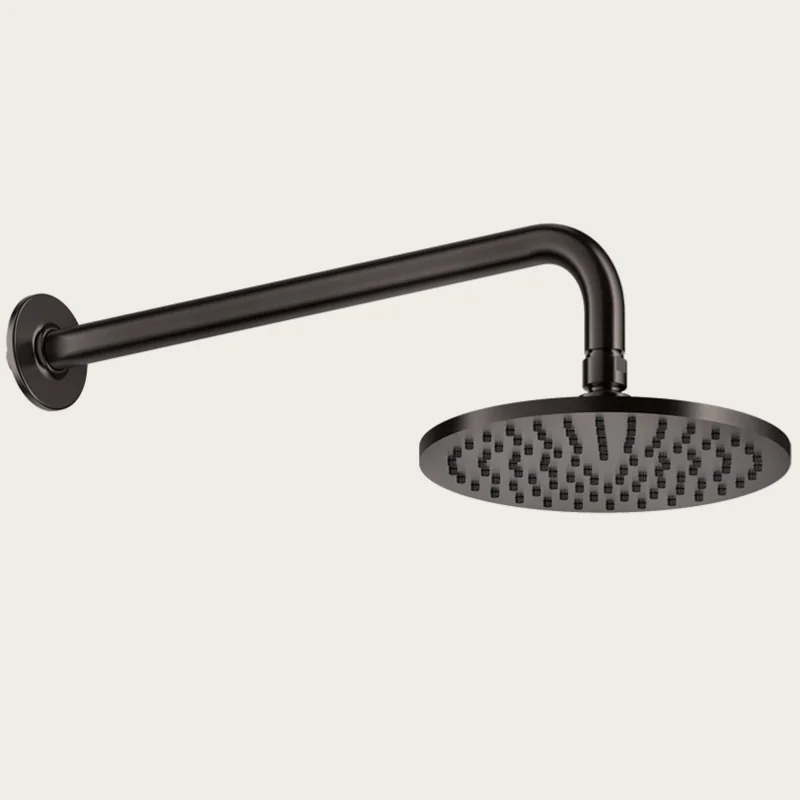 Верхний душ, Gessi, Inciso, 200*200, цвет-Black Metal Brushed PVD