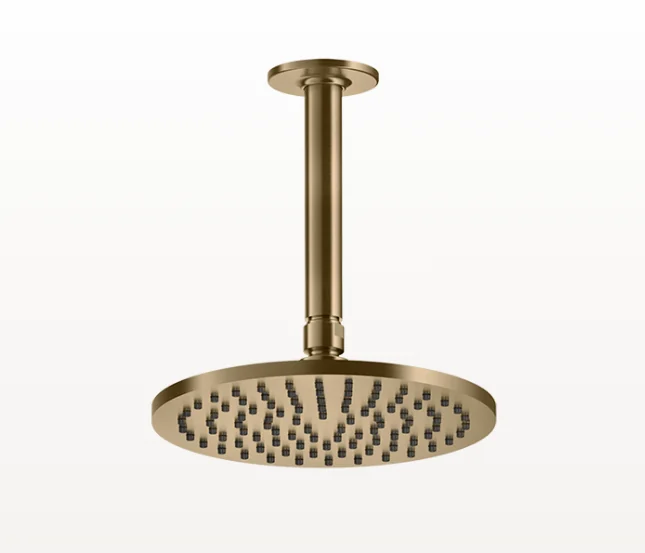 Верхний душ, Gessi, Inciso, 200, цвет-Warm Bronze Brushed PVD