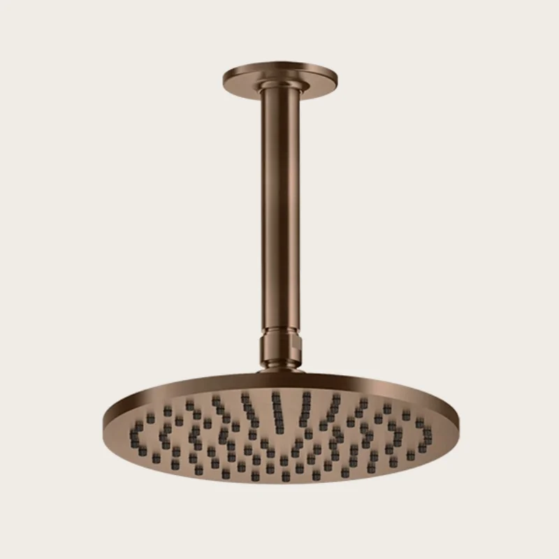 Верхний душ, Gessi, Inciso, 200*200, цвет-Copper Brushed PVD