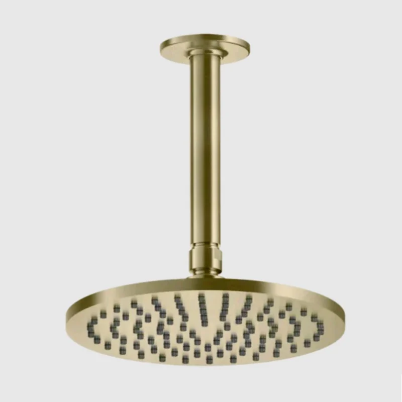 Верхний душ, Gessi, Inciso, шг 200*200, цвет -Brushed Brass PVD