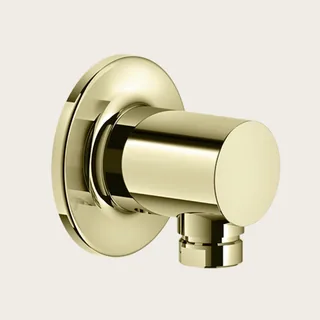Шланговое подсоединение, Gessi, Inciso, цвет-Brass PVD
