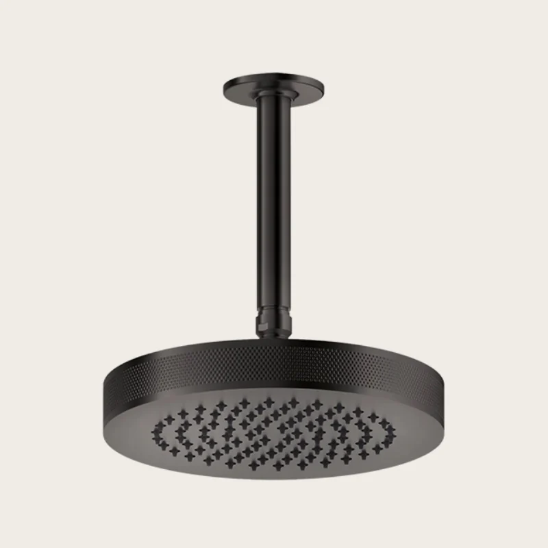 Верхний душ, Gessi, Inciso, 218*218, цвет-Black Metal Brushed PVD