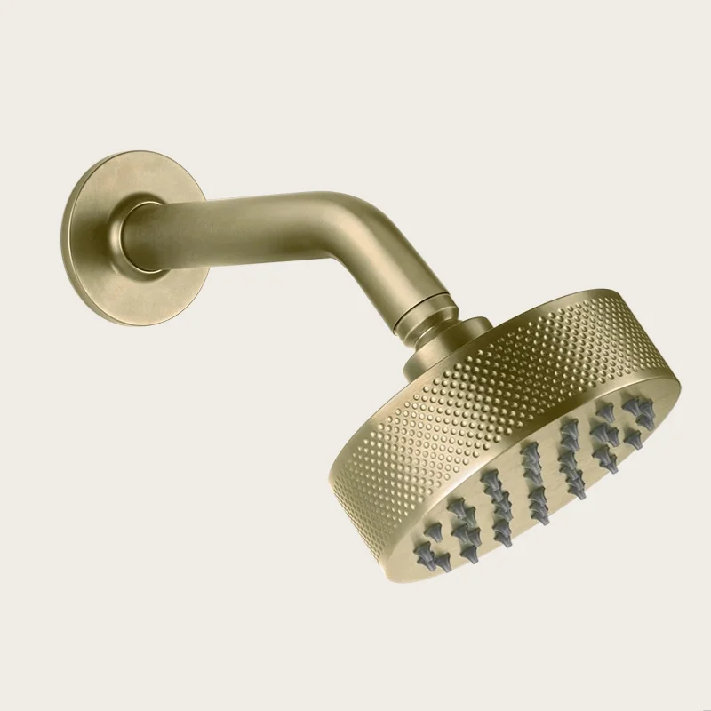 Верхний душ, Gessi, Inciso, Diamantato, 118, цвет-Brushed Brass PVD