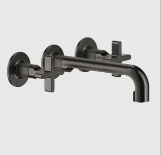 Смеситель для раковины, Gessi, Inciso, цвет-Black Metal Brushed PVD — иконка