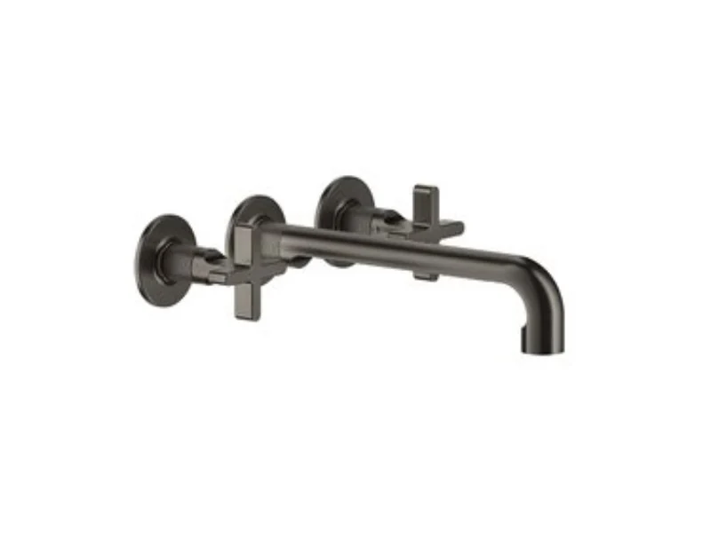 Смеситель для раковины, Gessi, Inciso, цвет-Black Metal PVD