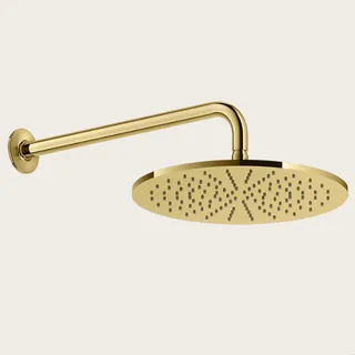 Верхний душ, Gessi, Inciso, 300*300, цвет-Gold PVD