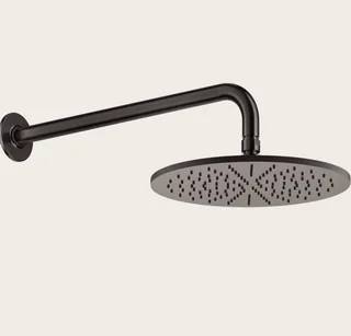 Верхний душ, Gessi, Inciso, 300*300, цвет-Black Metal Brushed PVD