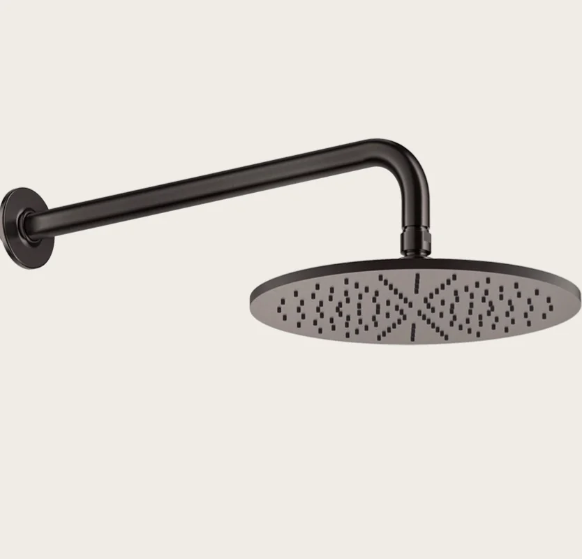 Верхний душ, Gessi, Inciso, 300*300, цвет-Black Metal Brushed PVD