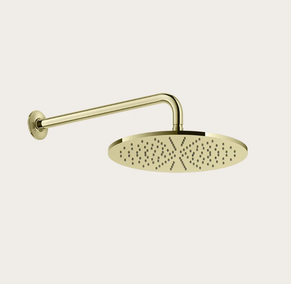 Верхний душ, Gessi, Inciso, 300*300, цвет-Brass PVD