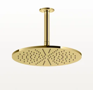 Верхний душ, Gessi, Inciso, 300*300, цвет-Gold PVD