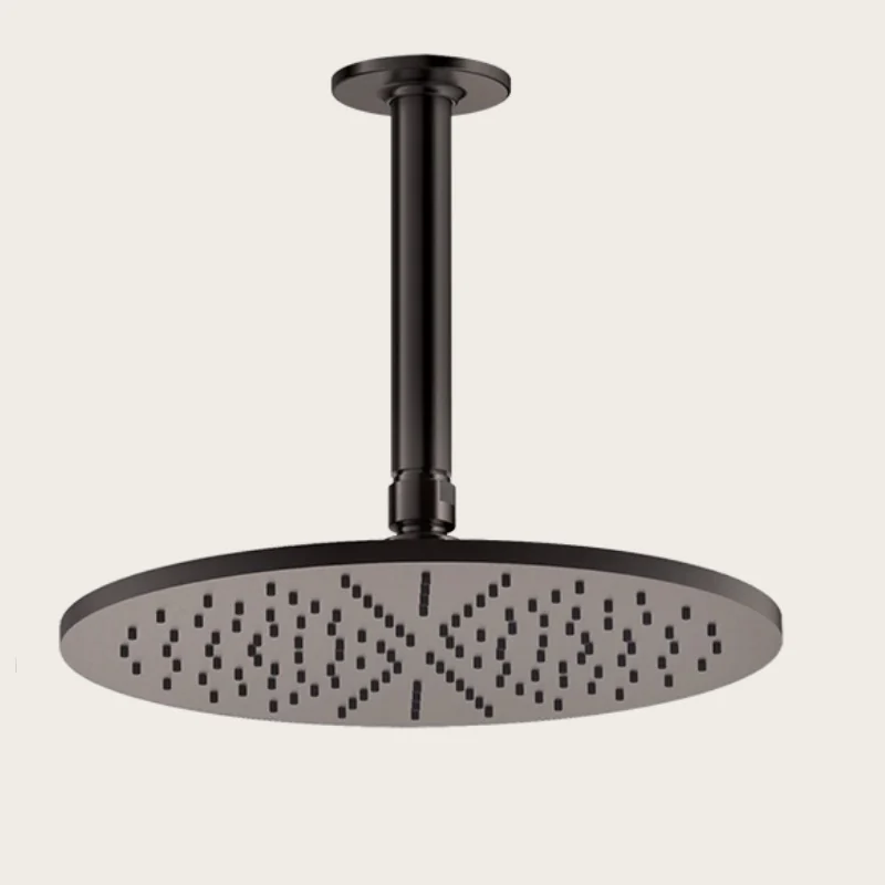 Верхний душ, Gessi, Inciso, 300*300, цвет-Black Metal Brushed PVD