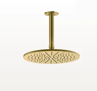 Верхний душ, Gessi, Inciso, 300*300, цвет-Brushed Gold PVD
