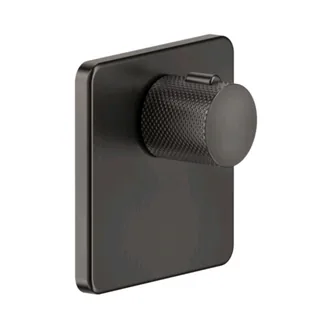 Смеситель для душа, Gessi, Inciso Bath&Shower, на 1 потребитель, цвет-Black Metal Brushed PVD