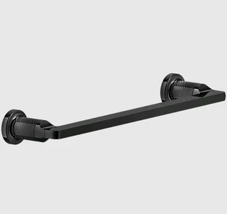 Полотенцедержатель, Gessi, Inciso, шгв 341*77*41, цвет-Black Metal PVD