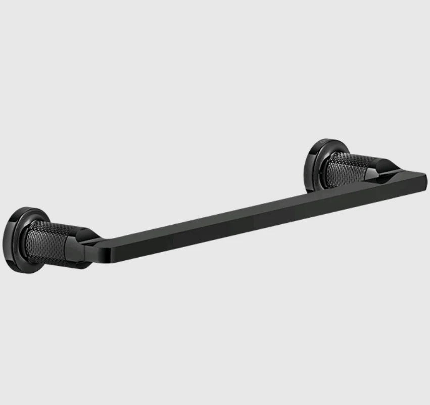 Полотенцедержатель, Gessi, Inciso, шгв 341*77*41, цвет-Black Metal PVD