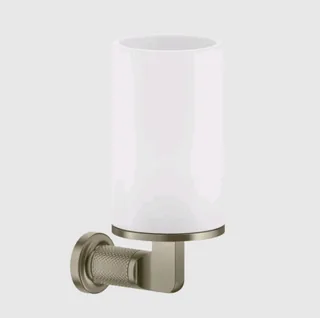 Стакан, Gessi, Inciso, шгв 75*105*176, цвет-белый/Finox Brushed Nickel