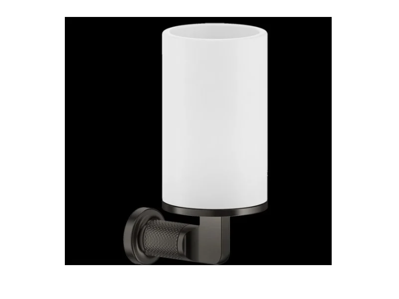 Стакан, Gessi, Inciso, шгв 75*105*176, цвет-белый/Black Metal Brushed PVD