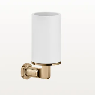 Стакан, Gessi, Inciso, шгв 75*105*176, цвет-белый/Warm Bronze PVD