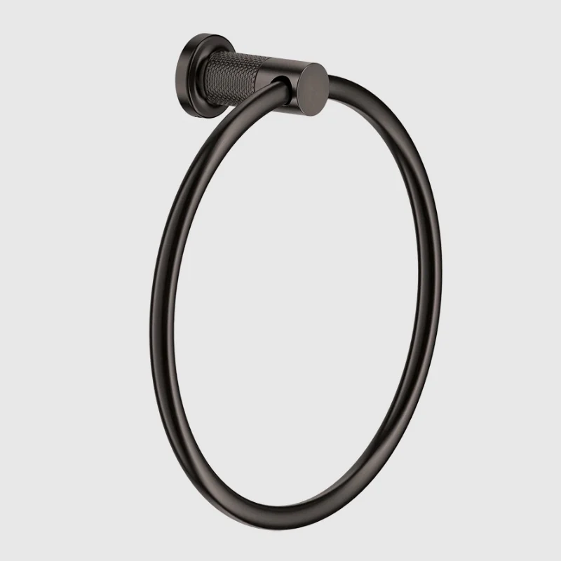 Полотенцедержатель, Gessi, Inciso, шгв 222*69*237, цвет-Black Metal Brushed PVD