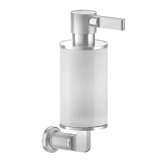 Дозатор для жидкого мыла, Gessi, Inciso, шгв 75*147*240, цвет дозатора-хром/белый — иконка