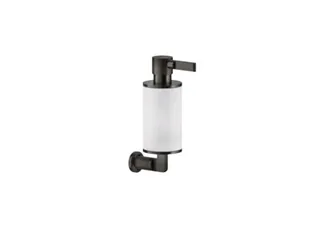 Дозатор для жидкого мыла, Gessi, Inciso, шгв 75*147*230, цвет-Black Metal Brushed PVD