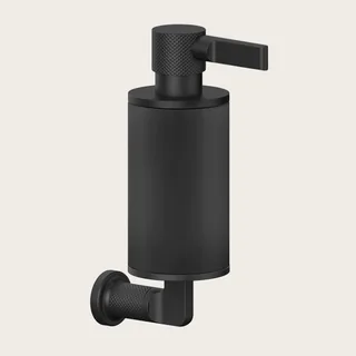 Дозатор для жидкого мыла, Gessi, Inciso, шгв 75*147*240, цвет дозатора-черный матовый