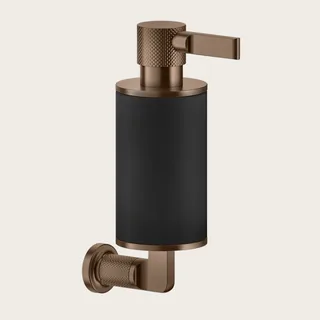 Дозатор для жидкого мыла, Gessi, Inciso, шгв 75*147*240, цвет дозатора-Copper Brushed PVD//чёрный — иконка