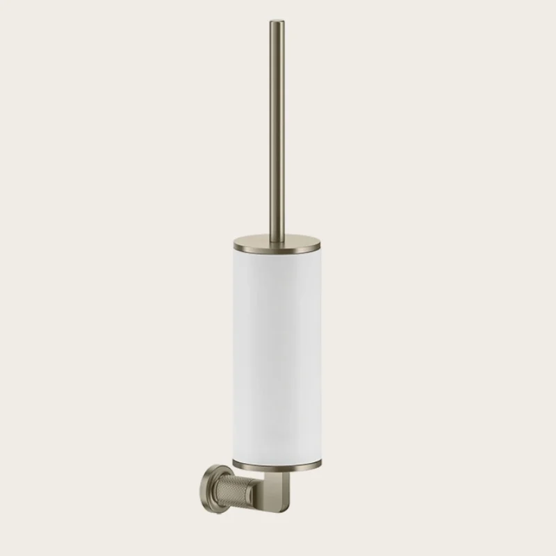 Ёршик, Gessi, Inciso, шгв 76*105*475, цвет колбы-белый, цвет-Finox Brushed Nickel