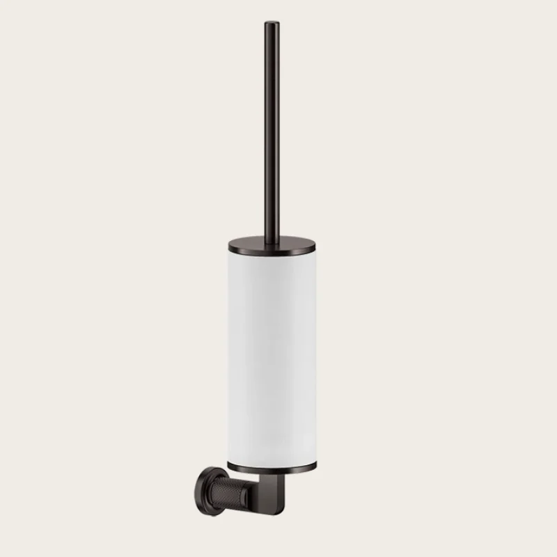 Ёршик, Gessi, Inciso, шгв 76*105*475, цвет колбы-белый, цвет-Black Metal Brushed PVD