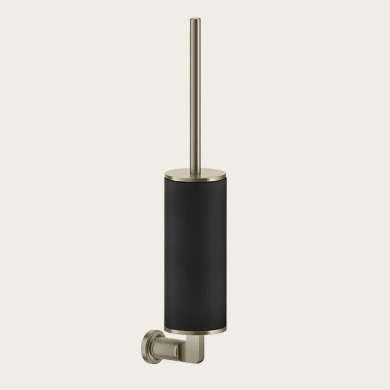 Ёршик, Gessi, Inciso, шгв 76*105*475, цвет колбы-черный, цвет-Finox Brushed Nickel