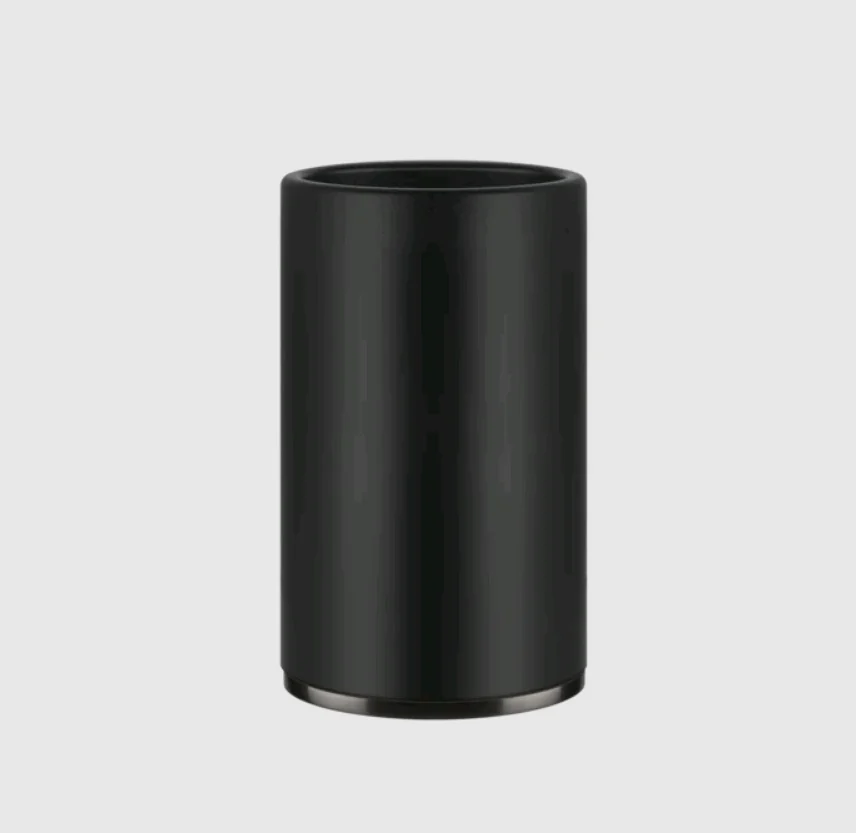 Стакан, Gessi, Inciso, шгв 75*75*127, цвет-чёрный/Black Metal Brushed PVD