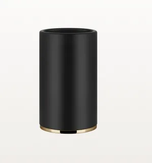 Стакан, Gessi, Inciso, шгв 75*75*127, цвет-Warm Bronze PVD/черный