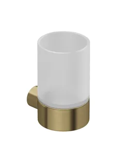 Стакан, Kludi, VELA R, шгв 72*92*119, цвет-золото брашированное/шлифованное (Brushed Gold) — иконка