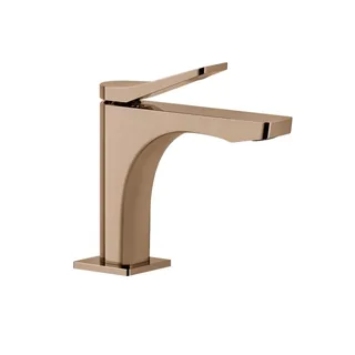 Смеситель для раковины, Gessi, Rilievo, цвет-Copper PVD