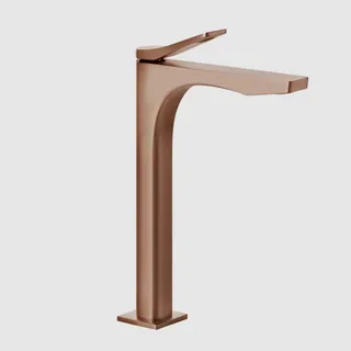 Смеситель для раковины, Gessi, Rilievo, на раковину/столешницу, цвет-Copper Brushed PVD